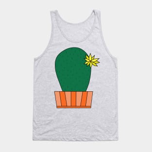 Cute Cactus Design #30: First Price Flower Cactus Tank Top